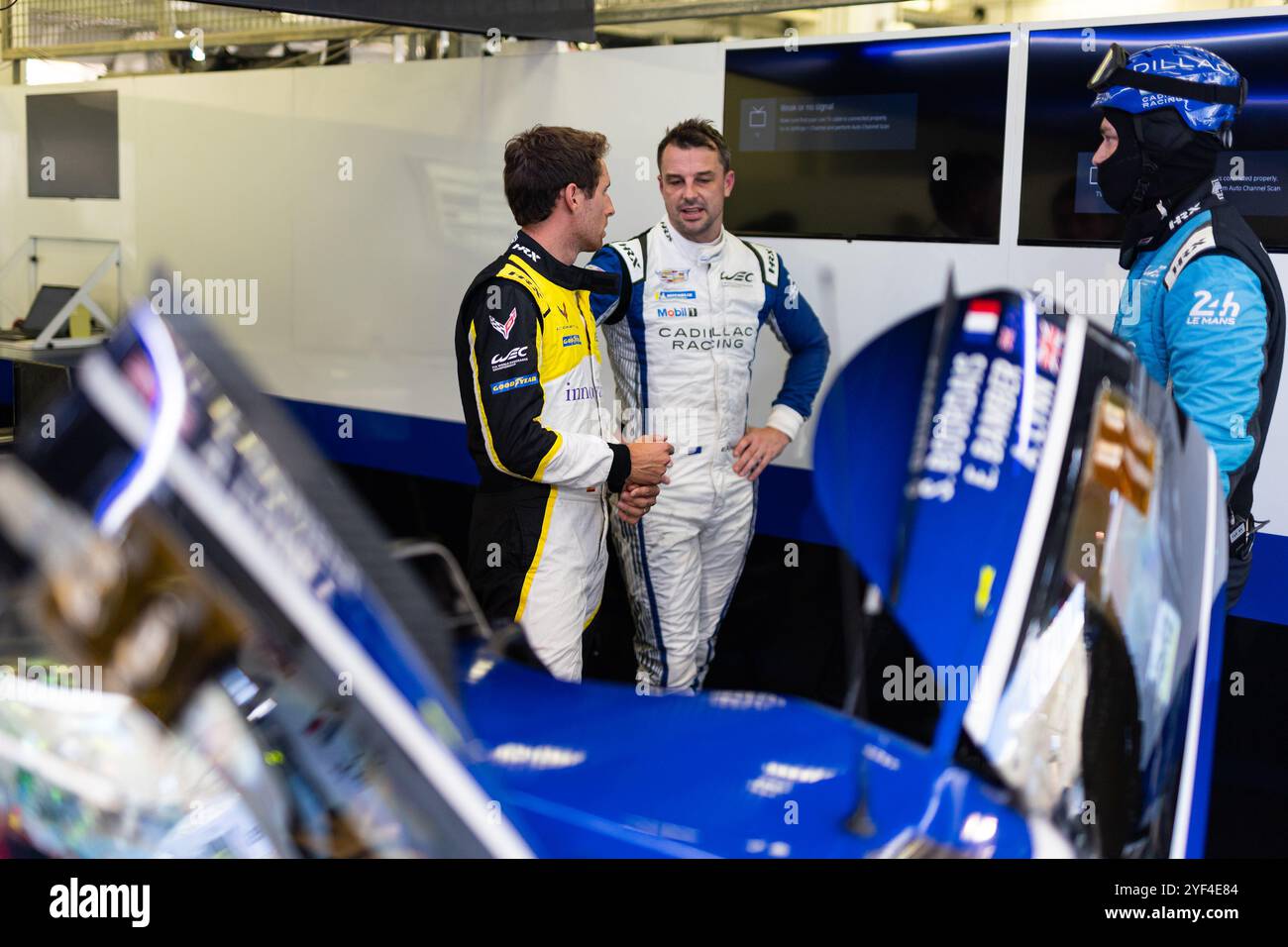 JUNCADELLA Dani (spa), Cadillac Racing, Cadillac V-Series. R #02, portrait lors du Rookie test 2024 du Championnat du monde d'Endurance FIA, le 3 novembre 2024 sur le circuit international de Bahreïn à Sakhir, Bahreïn Banque D'Images