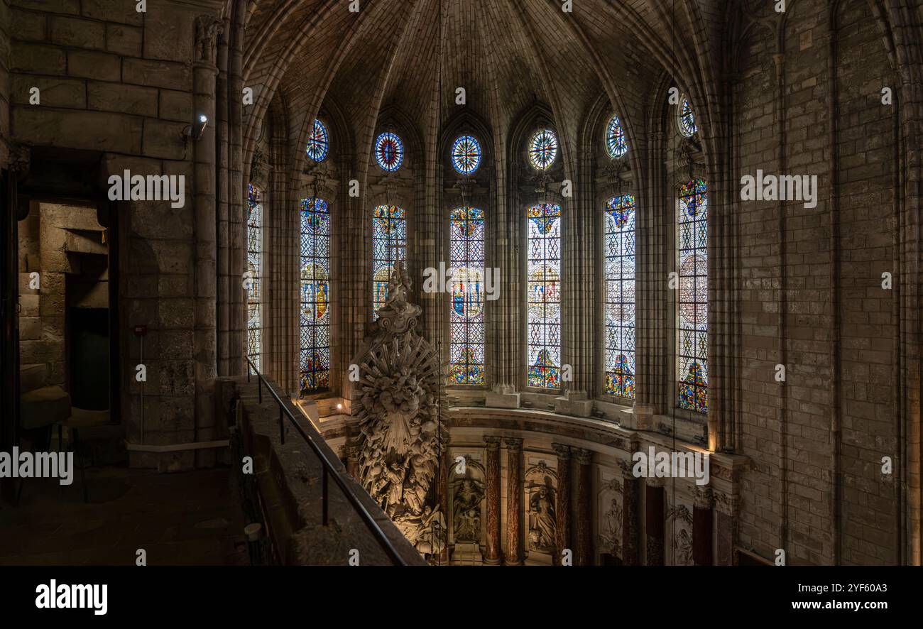 Cathédrale de Béziers, département de l'Hérault, région Occitanie, France. Banque D'Images