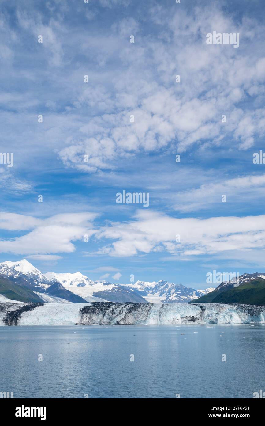 Alaska, Prince William Sound, College Fjord, Harvard Fjord. Banque D'Images
