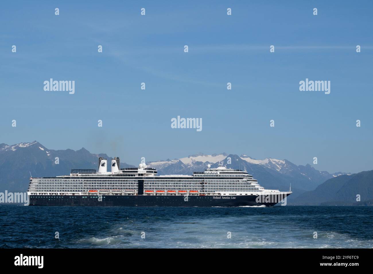 Alaska, Sitka. Holland America Line, Eurodam. Banque D'Images