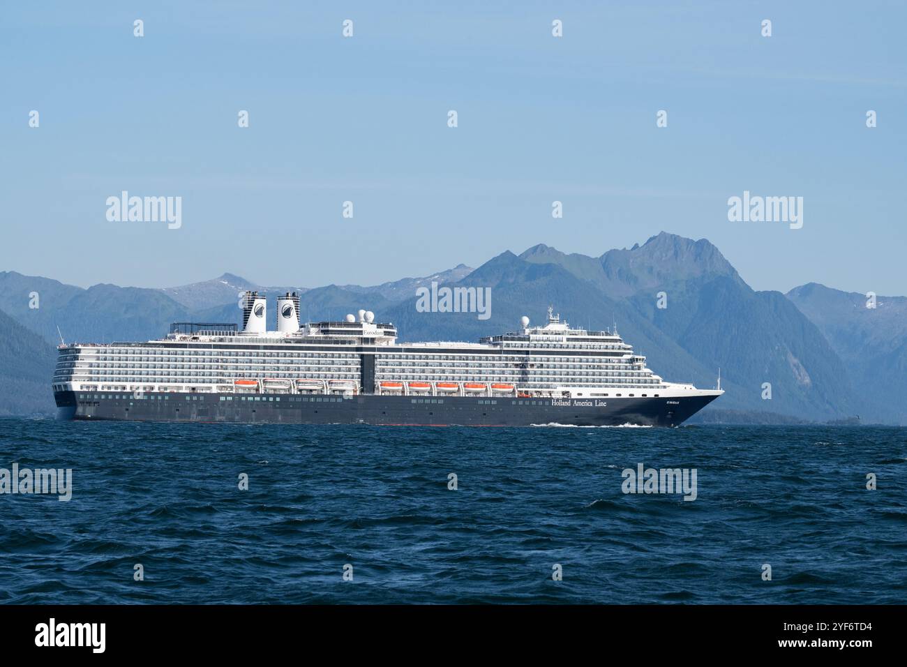 Alaska, Sitka. Holland America Line, Eurodam. Banque D'Images