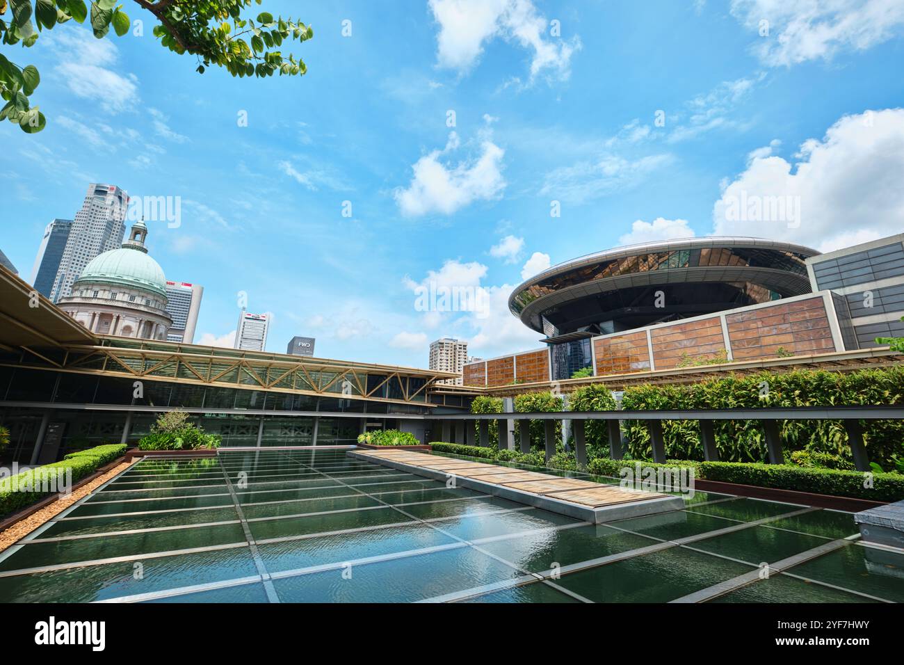 Singapour - 18 janvier 2025 : la National Gallery Singapore est une institution publique et un musée national dédié à l'art et à la culture Banque D'Images