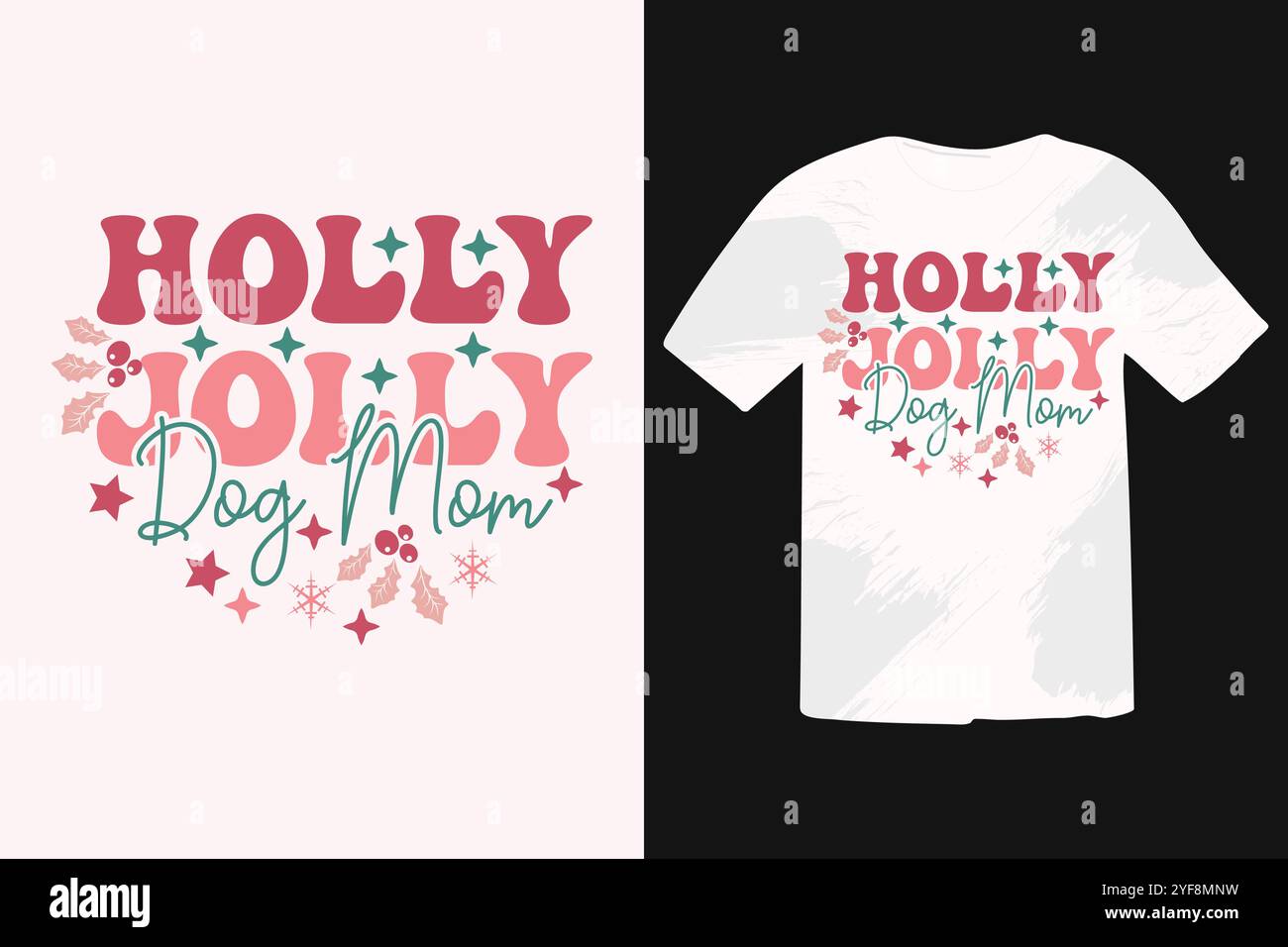 Design de T-shirt de Noël, lettrage de Noël typographie citation Illustration de Vecteur