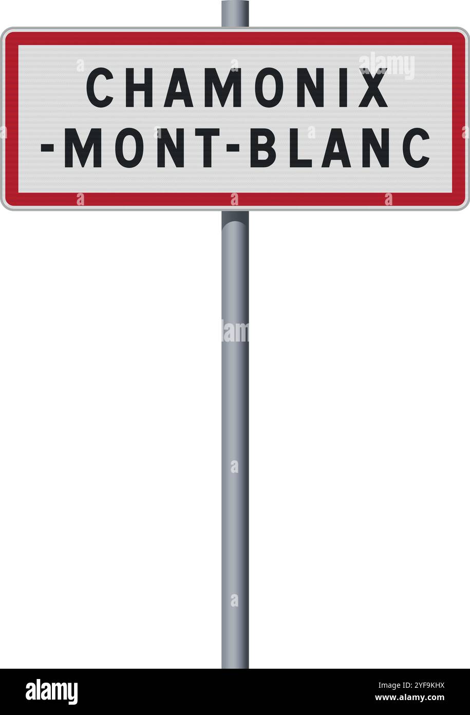 Illustration vectorielle des panneaux routiers d'entrée de la commune de Chamonix Mont-Blanc sur poteau métallique Illustration de Vecteur Illustration vectorielle des panneaux routiers d'entrée de la commune de Chamonix Mont-Blanc sur poteau métallique Illustration de Vecteur
