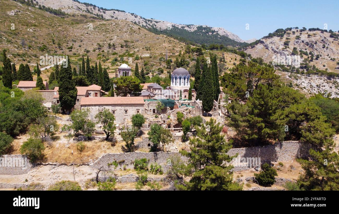 Le monastère de Nea Moni de Chios island, Grèce Banque D'Images