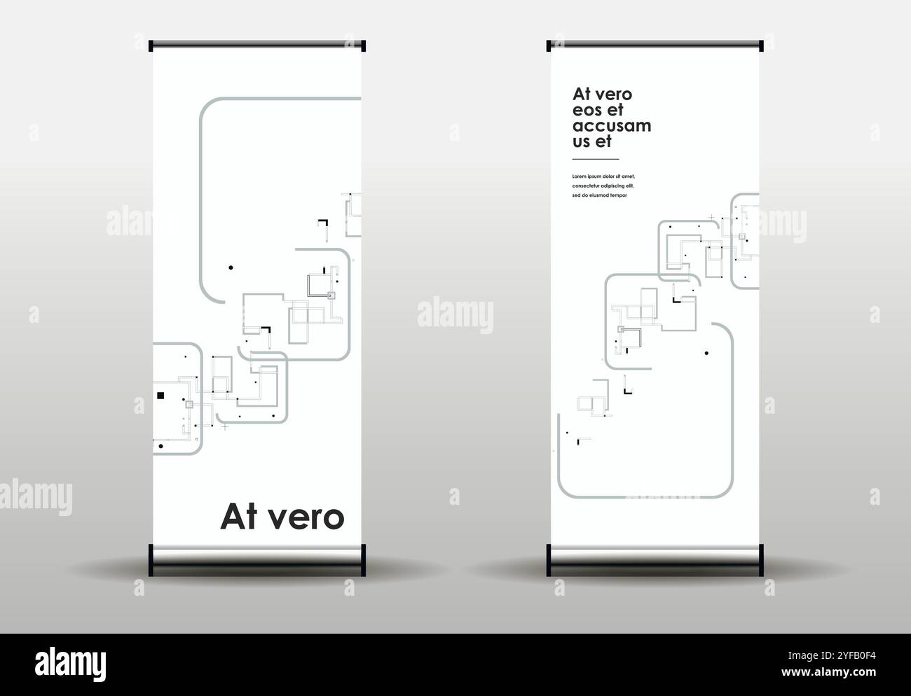 Vector Informatique. Graphique numérique. Technologie de communication moderne sur modèle de brochure Illustration de Vecteur