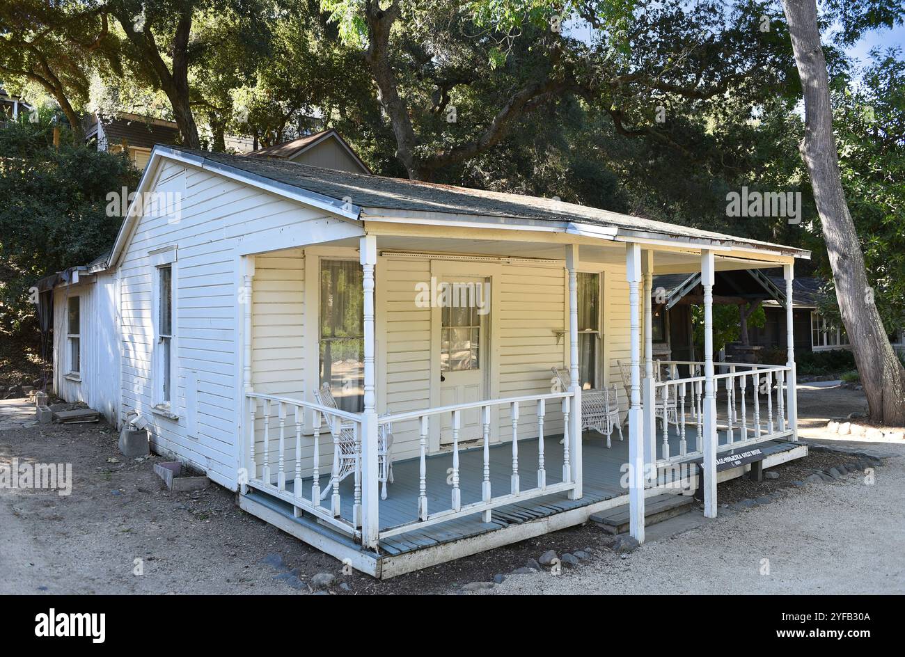 SILVERADO, CALIFORNIE - 25 OCT 2024 : Maison d'hôtes à Helena Modjeska Historic House and Garden Banque D'Images