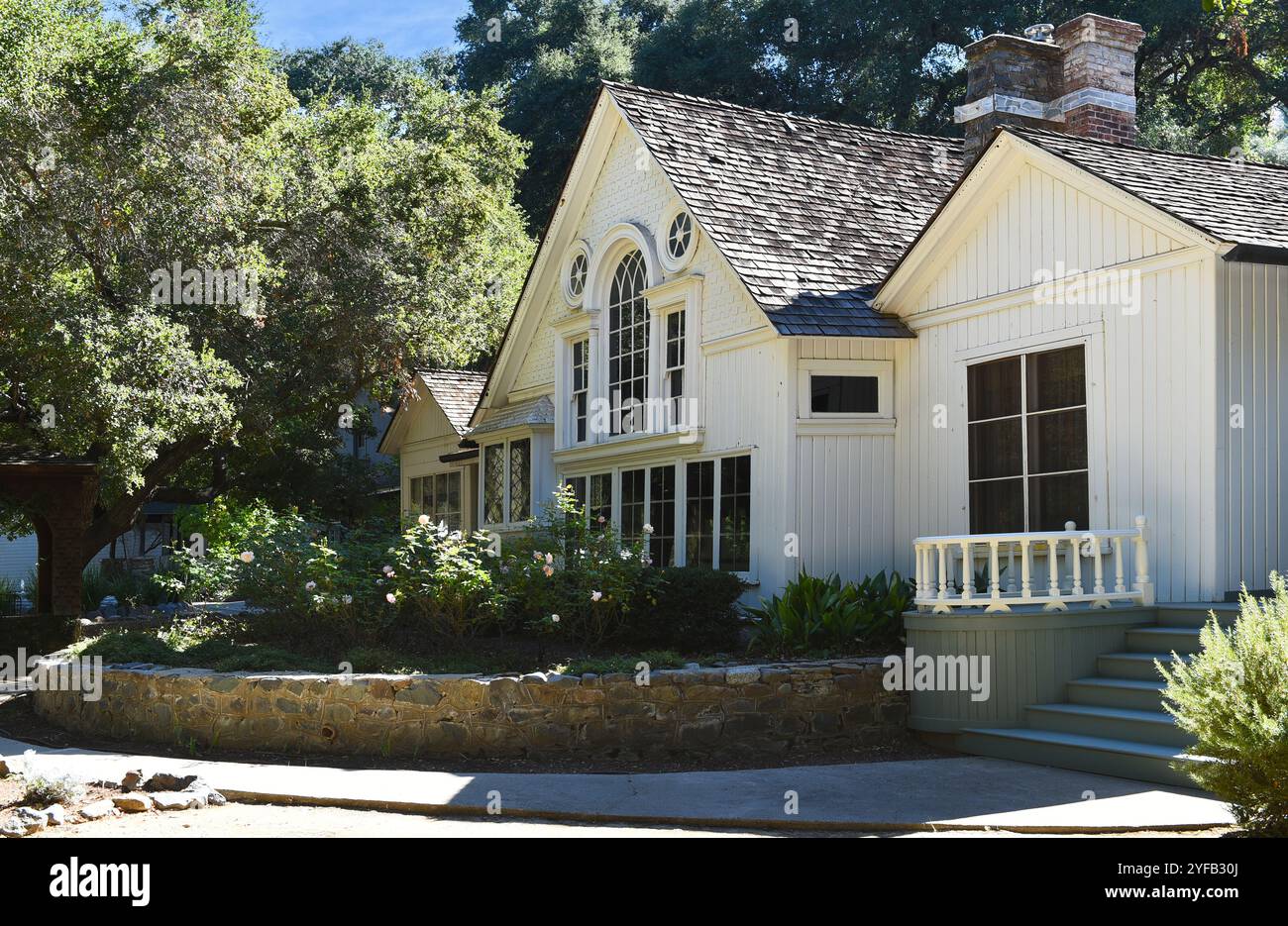 SILVERADO, CALIFORNIE - 25 OCT 2024 : Arden la maison principale de la maison historique Helena Modjeska et jardin Banque D'Images