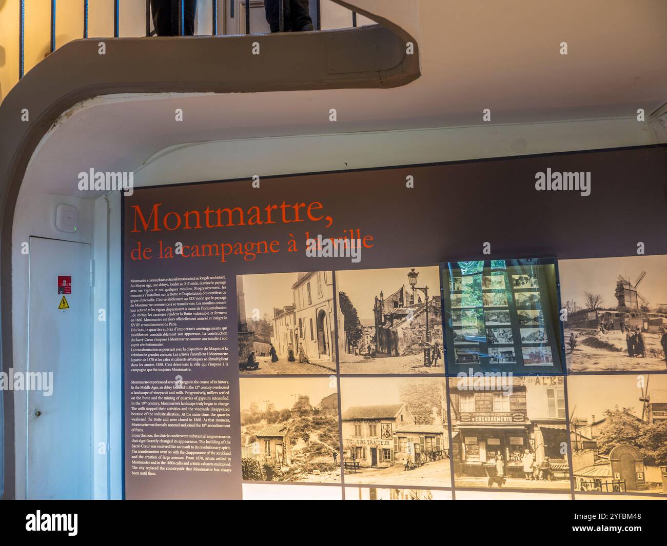 Oeuvres de Musee de Montmartre, Montmartre, Paris, France, Europe, UE. Banque D'Images