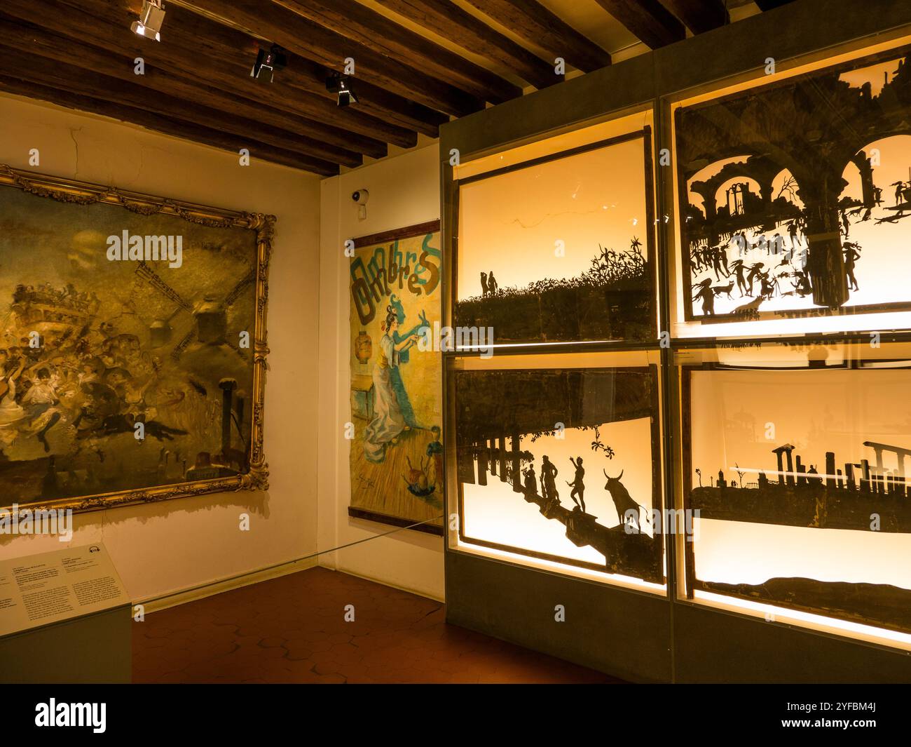 Oeuvres de Musee de Montmartre, Montmartre, Paris, France, Europe, UE. Banque D'Images