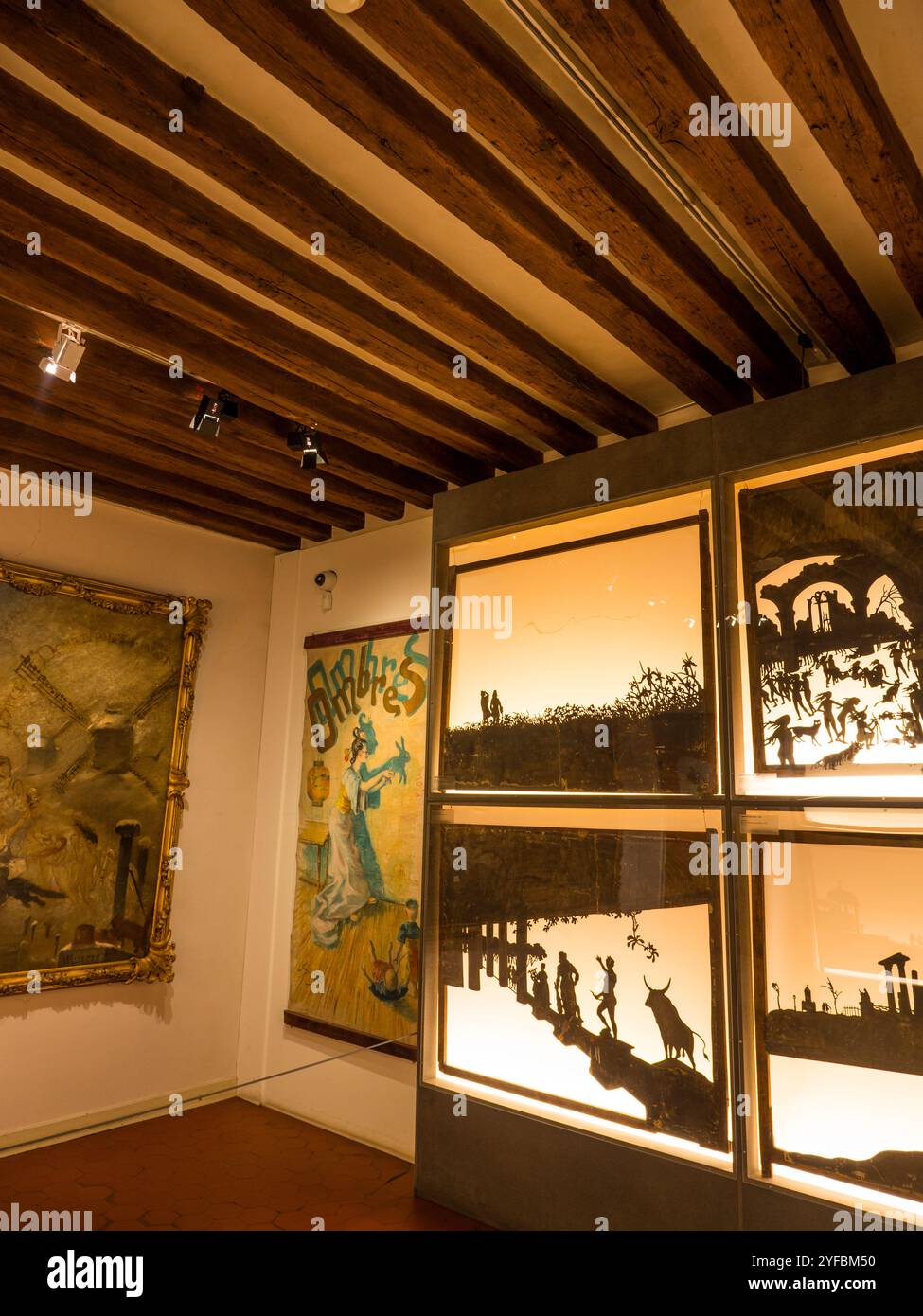 Oeuvres de Musee de Montmartre, Montmartre, Paris, France, Europe, UE. Banque D'Images