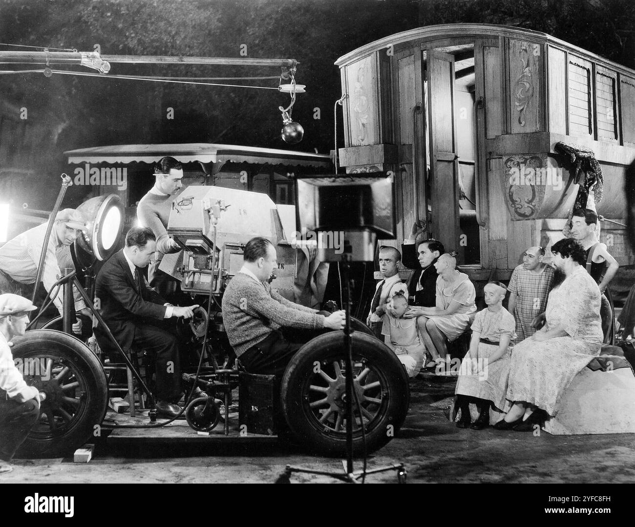 Freaks (MGM, 1932) dans les coulisses photo Banque D'Images