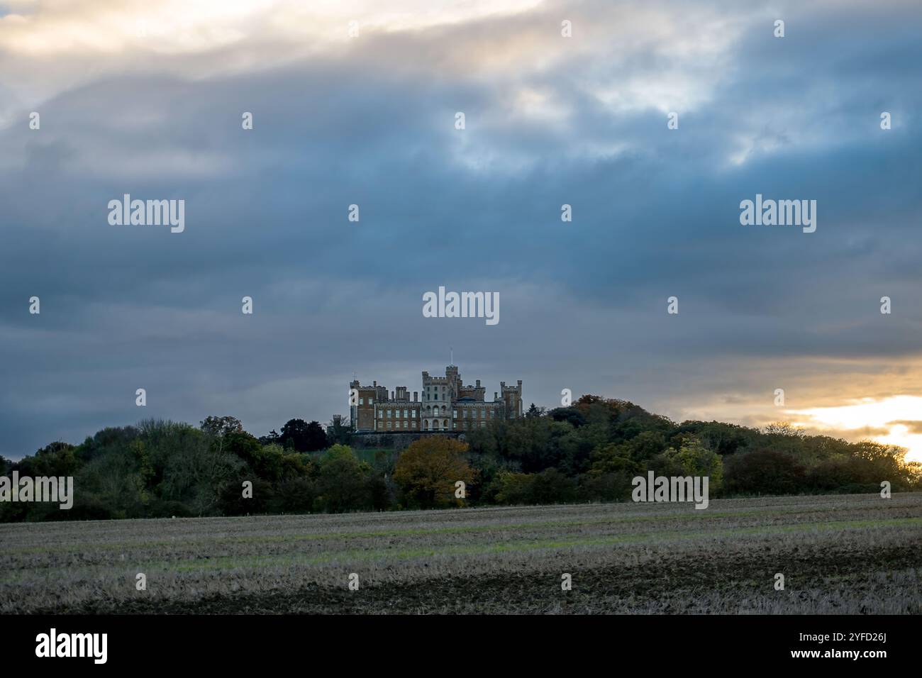 Château de Belvoir près de Melton Mowbray dans le Leicestershire, Royaume-Uni Banque D'Images