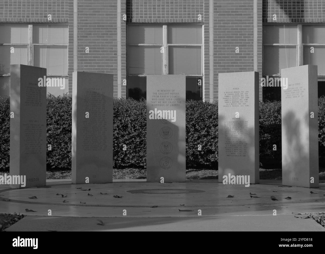 Le vieux palais de justice de Brandon, Mississippi. Banque D'Images