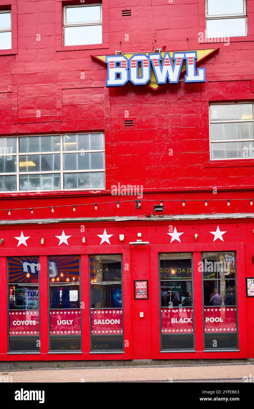 Coyote Ugly Saloon et bowling, Blackpool, Royaume-Uni Banque D'Images