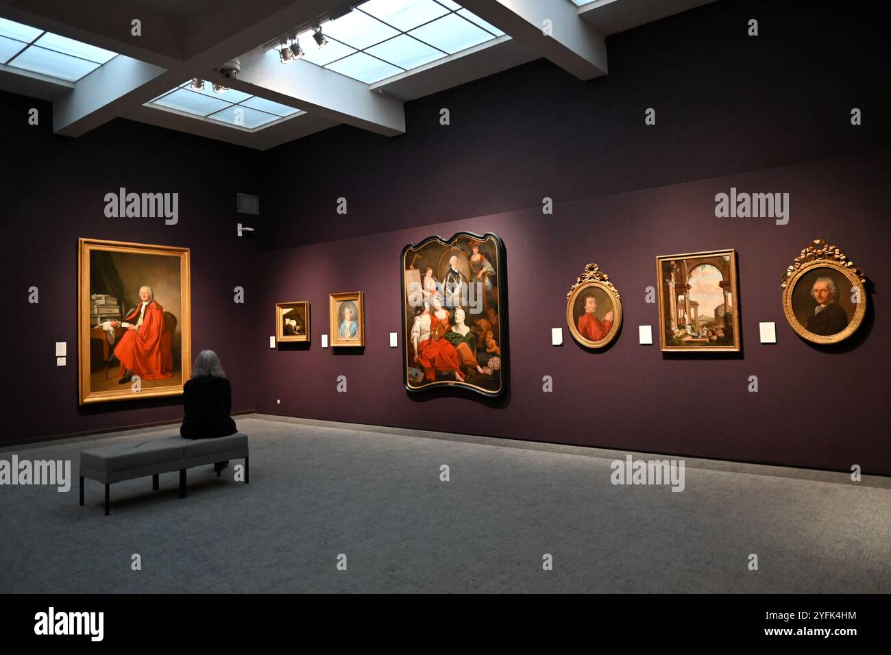 Intérieur du Musée Groeninge (Groeningemuseum) – Bruges, Belgique – 21 octobre 2024 Banque D'Images