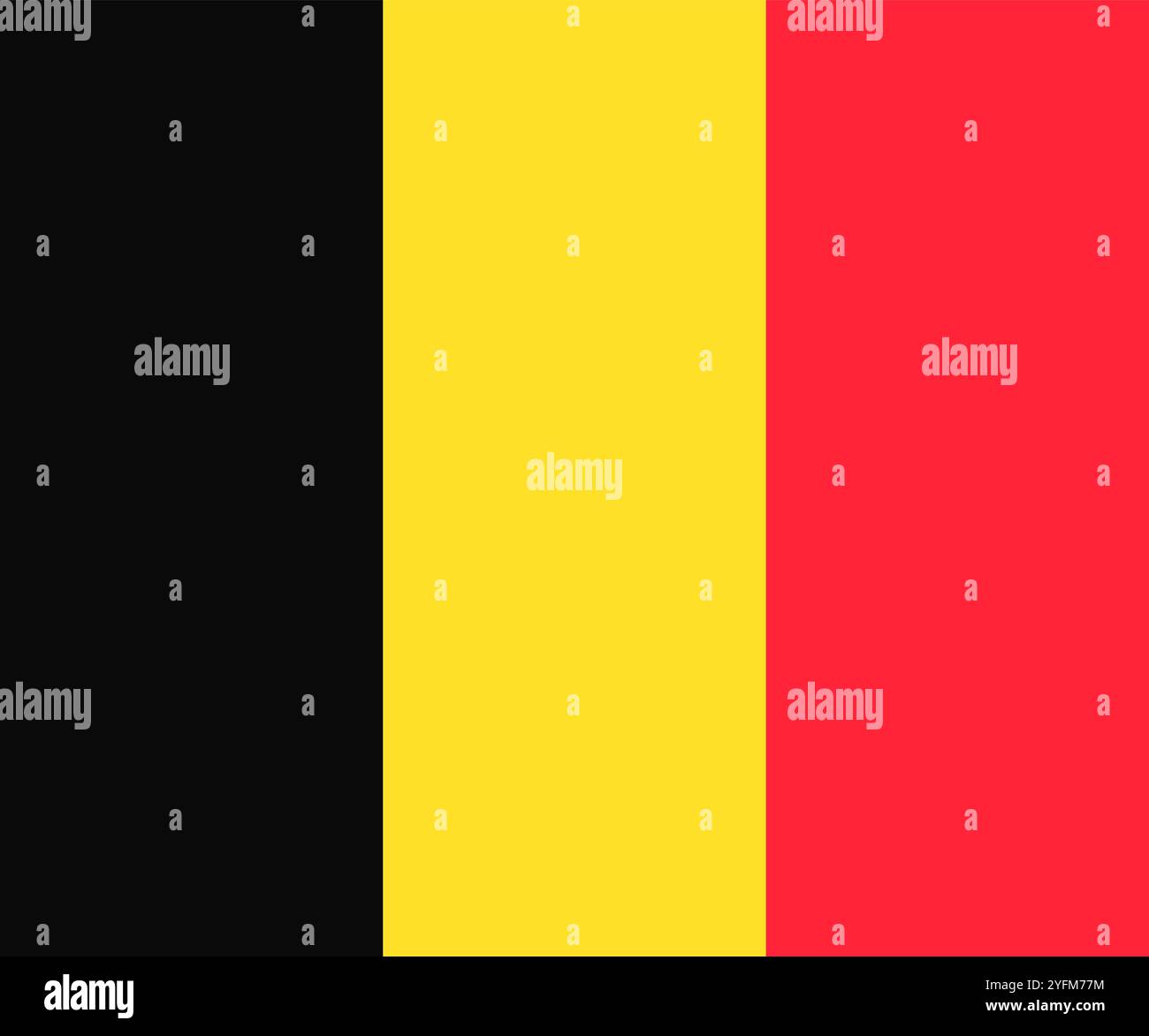 Image haute résolution du drapeau belge. Illustration de Vecteur