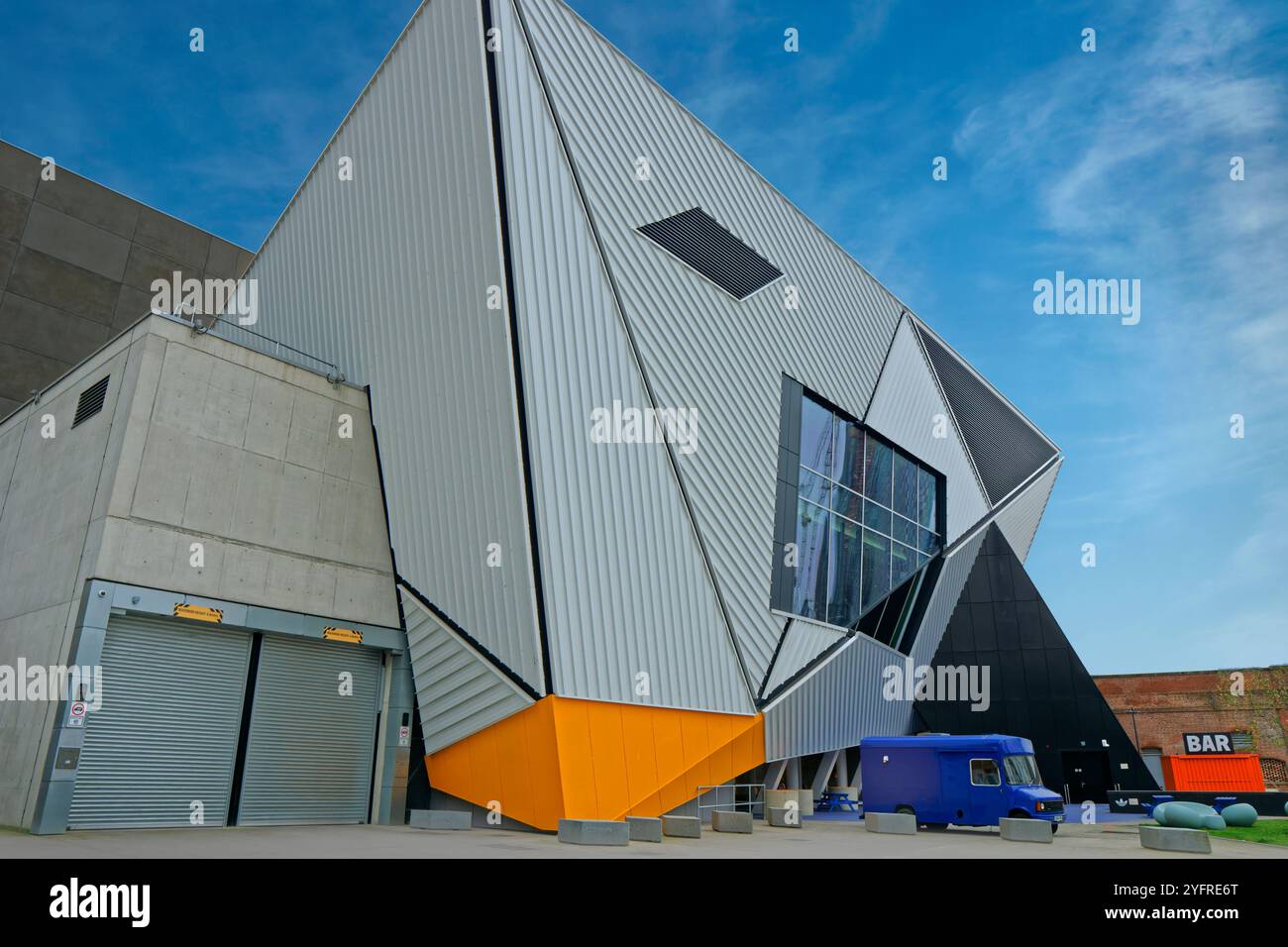 Aviva Arena et concert Hall dans le centre-ville de Manchester, en Angleterre. Banque D'Images
