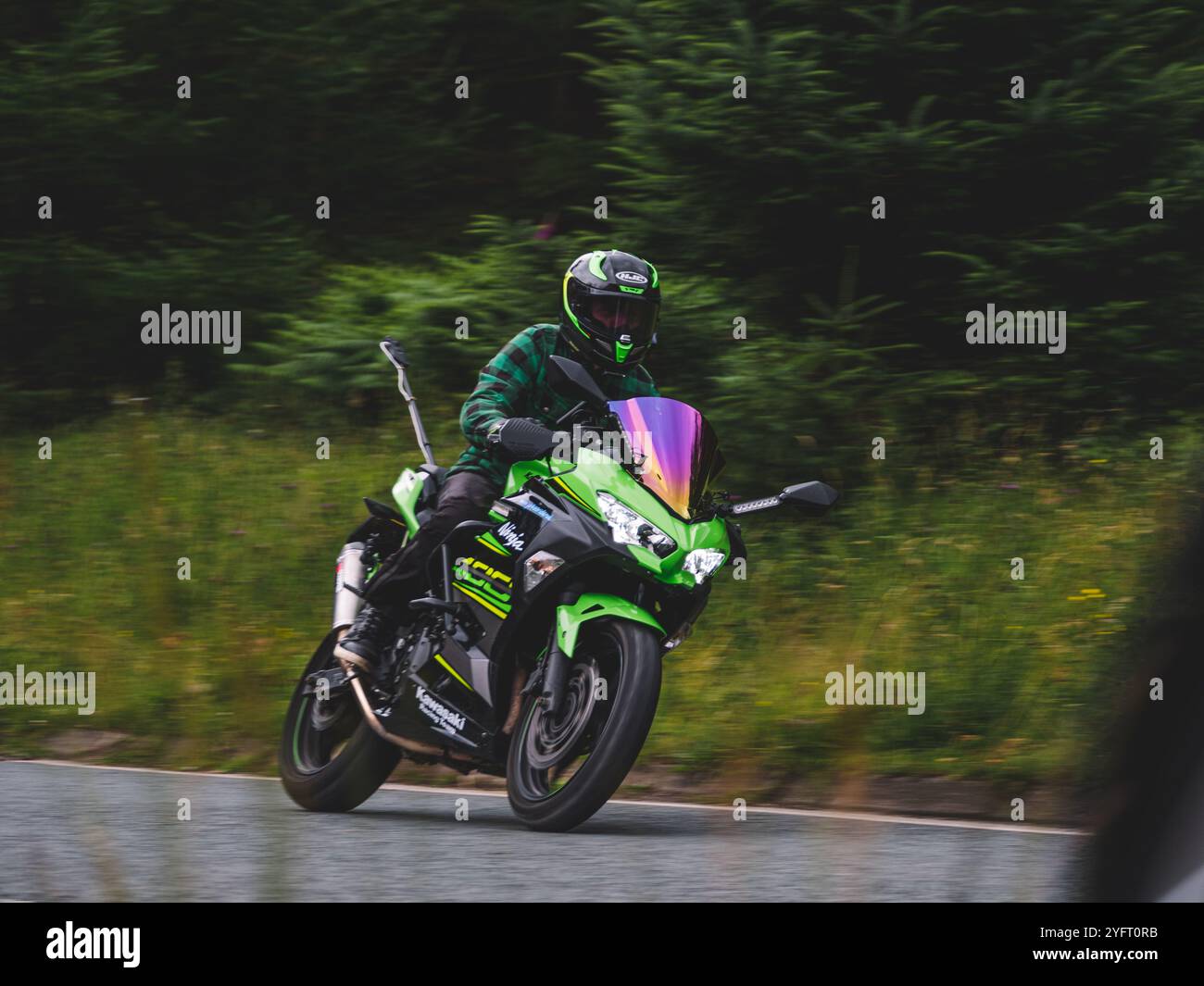 Road Snake Pass en Angleterre destination populaire de voyage à moto et en voiture Banque D'Images Road Snake Pass en Angleterre destination populaire de voyage à moto et en voiture Banque D'Images