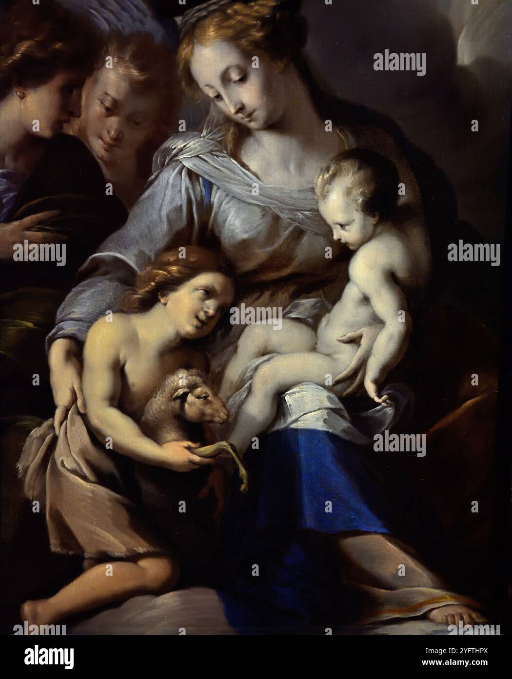Vierge à l'enfant avec Saint Jean Baptiste et deux Anges Giulio Cesare Procaccini, Bologne, 1570 – 1625, Milan, Italien, Italie, ( Musée des Beaux-arts Budapest ) Banque D'Images Vierge à l'enfant avec Saint Jean Baptiste et deux Anges Giulio Cesare Procaccini, Bologne, 1570 – 1625, Milan, Italien, Italie, ( Musée des Beaux-arts Budapest ) Banque D'Images