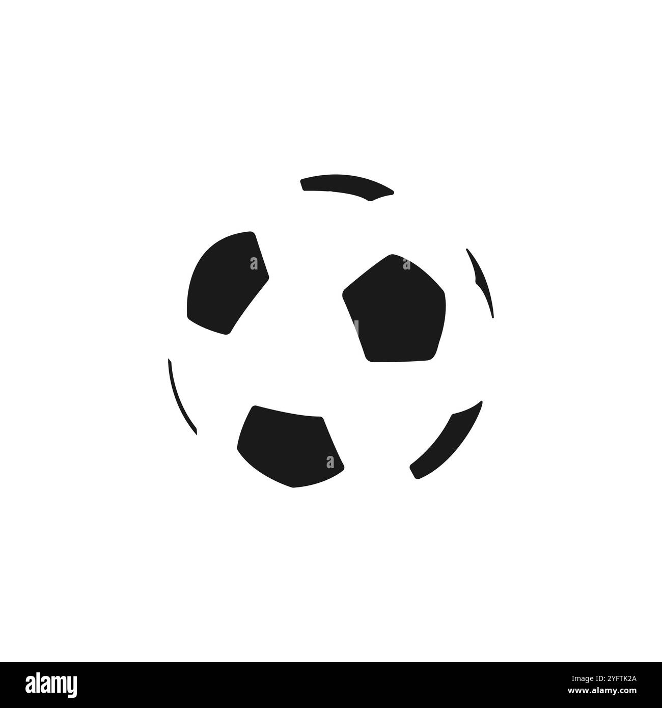Ballon de football. Ballon de football. Équipement sportif, logo. Illustration vectorielle Illustration de Vecteur