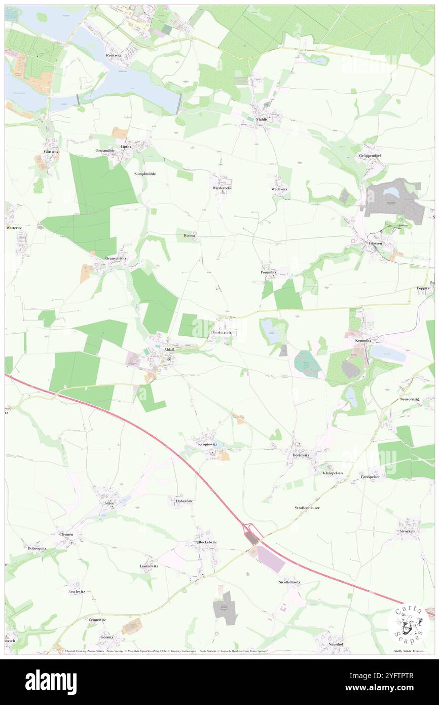 Querbitzsch, DE, Allemagne, Saxe, N 51 13' 49'', N 12 57' 34'', carte, Carthascapes carte publiée en 2024. Explorez Cartascapes, une carte qui révèle la diversité des paysages, des cultures et des écosystèmes de la Terre. Voyage à travers le temps et l'espace, découvrir l'interconnexion du passé, du présent et de l'avenir de notre planète. Banque D'Images