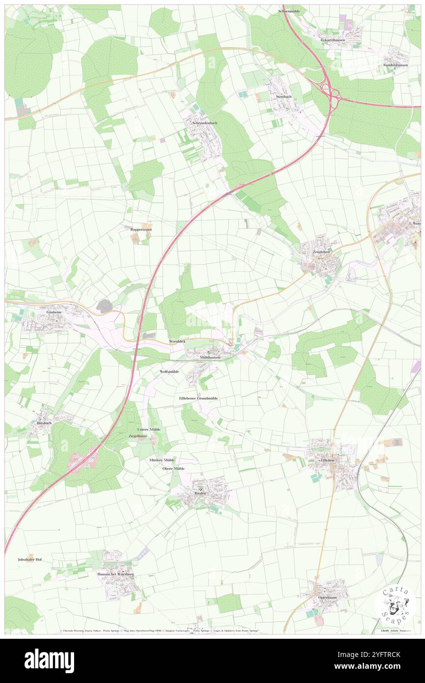 Weidleinsbach, DE, Allemagne, Bavière, N 49 58' 0'', N 10 3' 0'', map, Carthascapes carte publiée en 2024. Explorez Cartascapes, une carte qui révèle la diversité des paysages, des cultures et des écosystèmes de la Terre. Voyage à travers le temps et l'espace, découvrir l'interconnexion du passé, du présent et de l'avenir de notre planète. Banque D'Images