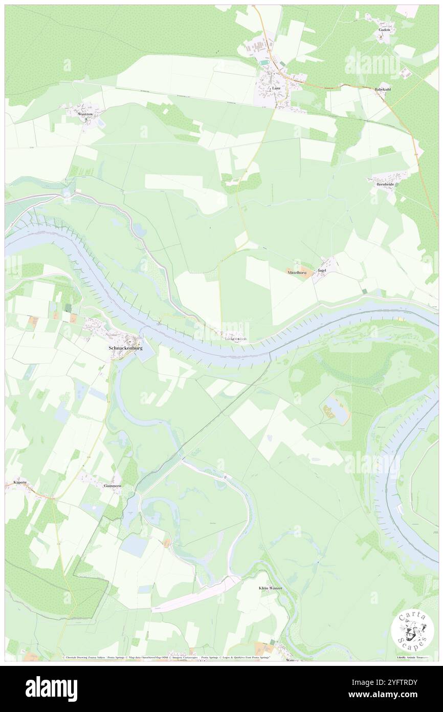 Luetkenwisch, DE, Allemagne, Brandebourg, N 53 2' 18'', N 11 35' 12'', map, Carthascapes Map publié en 2024. Explorez Cartascapes, une carte qui révèle la diversité des paysages, des cultures et des écosystèmes de la Terre. Voyage à travers le temps et l'espace, découvrir l'interconnexion du passé, du présent et de l'avenir de notre planète. Banque D'Images