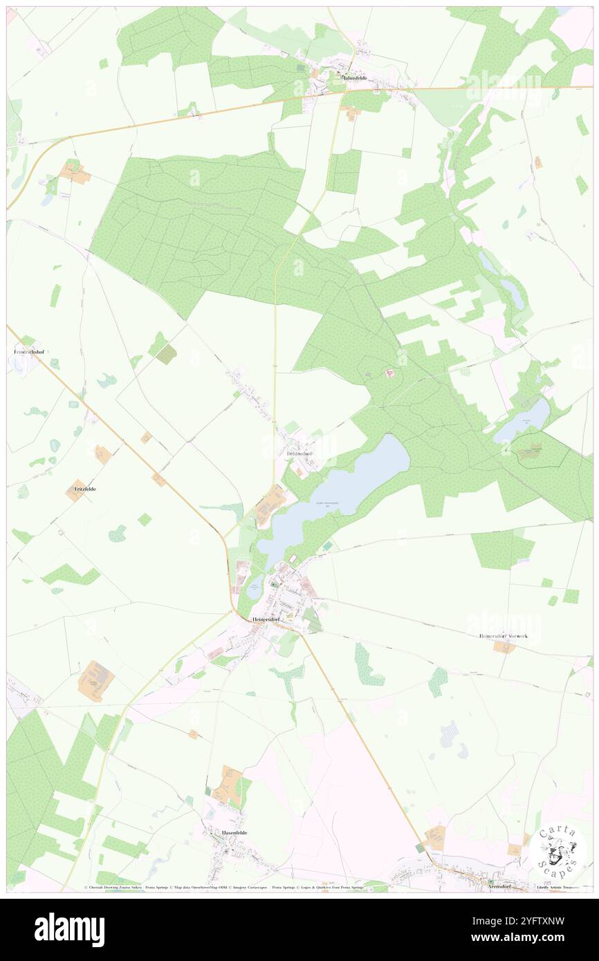 Behlendorf, DE, Allemagne, Brandebourg, N 52 28' 16'', N 14 13' 11'', map, Carthascapes carte publiée en 2024. Explorez Cartascapes, une carte qui révèle la diversité des paysages, des cultures et des écosystèmes de la Terre. Voyage à travers le temps et l'espace, découvrir l'interconnexion du passé, du présent et de l'avenir de notre planète. Banque D'Images