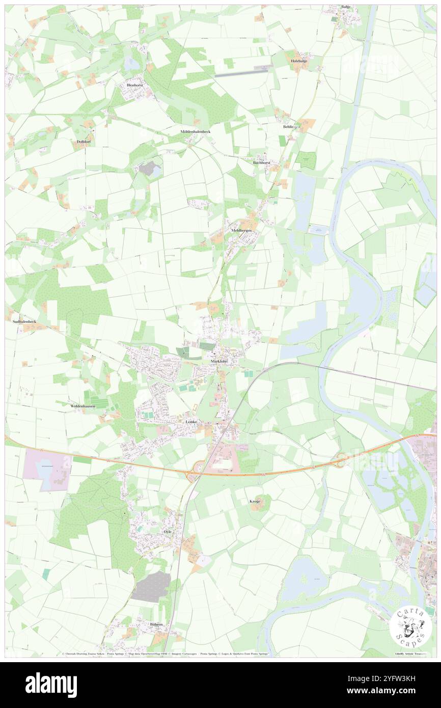 Marklohe, DE, Allemagne, basse-Saxe, N 52 38' 31'', N 9 8' 26'', carte, Carthascapes carte publiée en 2024. Explorez Cartascapes, une carte qui révèle la diversité des paysages, des cultures et des écosystèmes de la Terre. Voyage à travers le temps et l'espace, découvrir l'interconnexion du passé, du présent et de l'avenir de notre planète. Banque D'Images