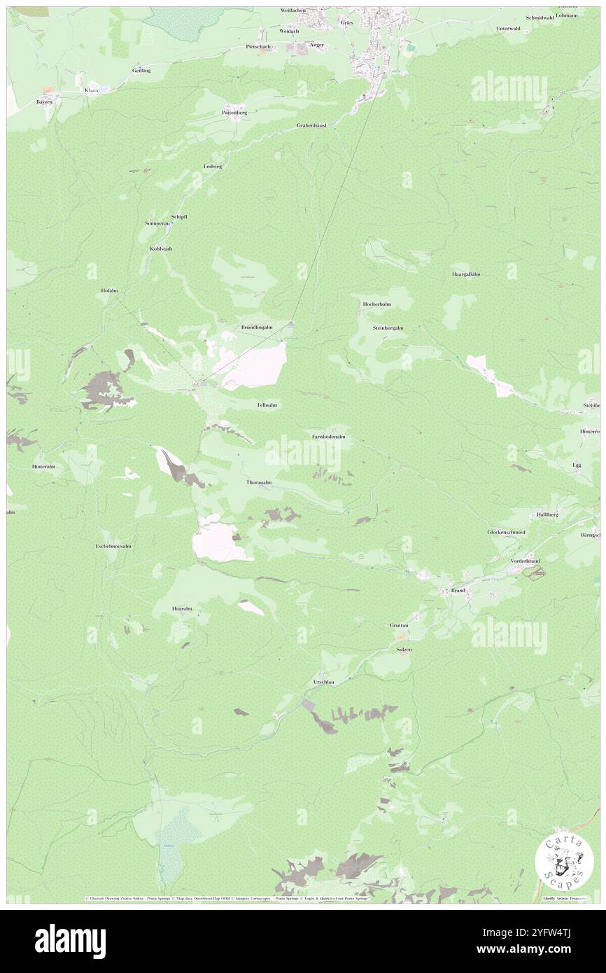 Thorauschneid, DE, Allemagne, Bavière, N 47 45' 15'', N 12 34' 39'', carte, Carthascapes carte publiée en 2024. Explorez Cartascapes, une carte qui révèle la diversité des paysages, des cultures et des écosystèmes de la Terre. Voyage à travers le temps et l'espace, découvrir l'interconnexion du passé, du présent et de l'avenir de notre planète. Banque D'Images