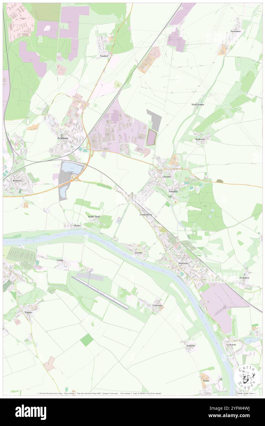 Glaubitz (Riesa), DE, Allemagne, Saxe, N 51 19' 3'', N 13 21' 55'', map, Carthascapes carte publiée en 2024. Explorez Cartascapes, une carte qui révèle la diversité des paysages, des cultures et des écosystèmes de la Terre. Voyage à travers le temps et l'espace, découvrir l'interconnexion du passé, du présent et de l'avenir de notre planète. Banque D'Images