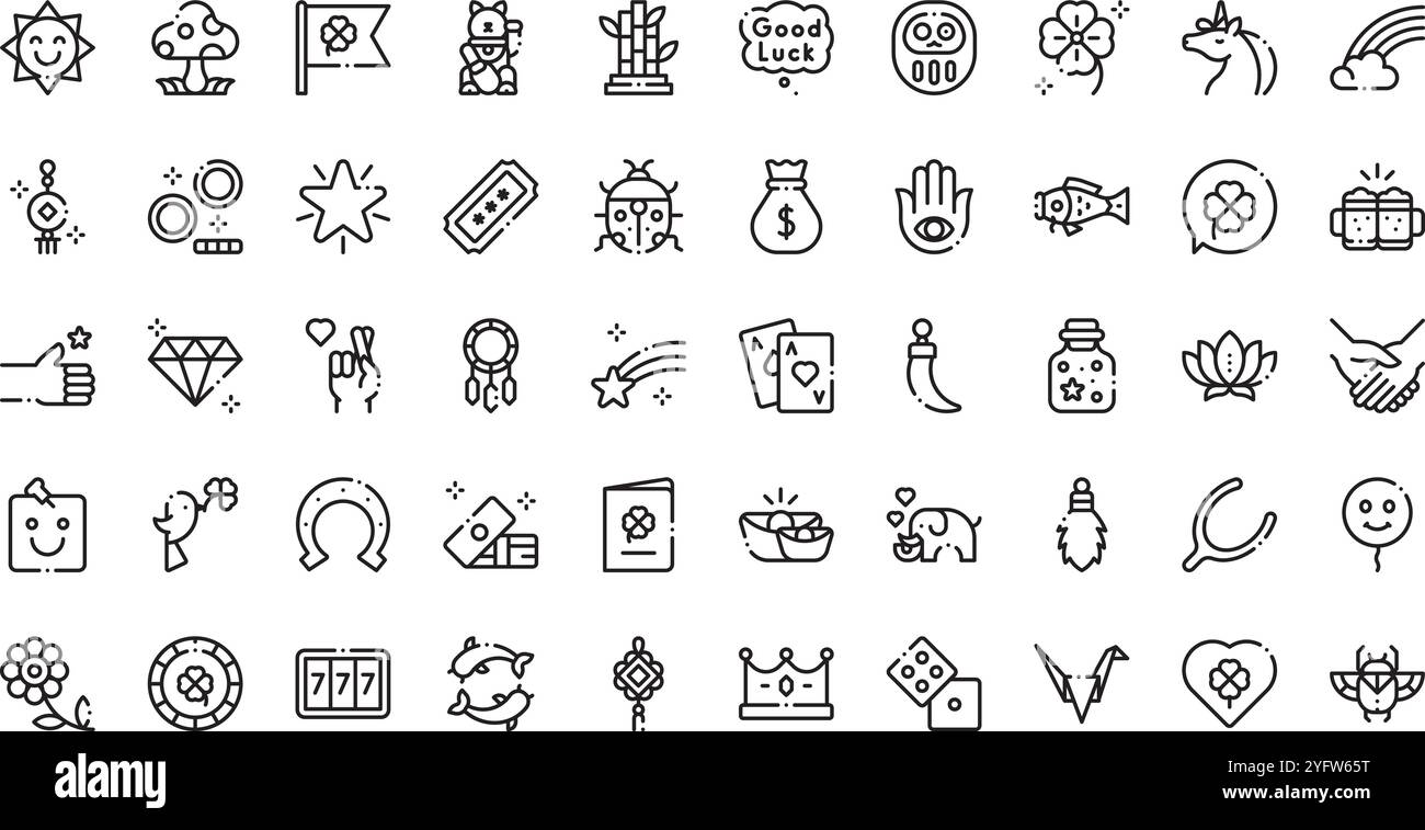 Collection d'icônes vectorielles de haute qualité avec contour modifiable. Idéal pour les projets professionnels et créatifs. Illustration de Vecteur