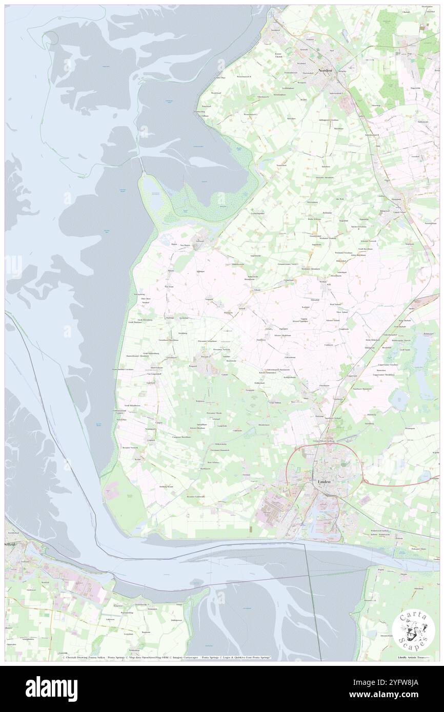 Krummhoern, DE, Allemagne, basse-Saxe, N 53 41' 51'', N 7 43' 17'', carte, Carthascapes carte publiée en 2024. Explorez Cartascapes, une carte qui révèle la diversité des paysages, des cultures et des écosystèmes de la Terre. Voyage à travers le temps et l'espace, découvrir l'interconnexion du passé, du présent et de l'avenir de notre planète. Banque D'Images