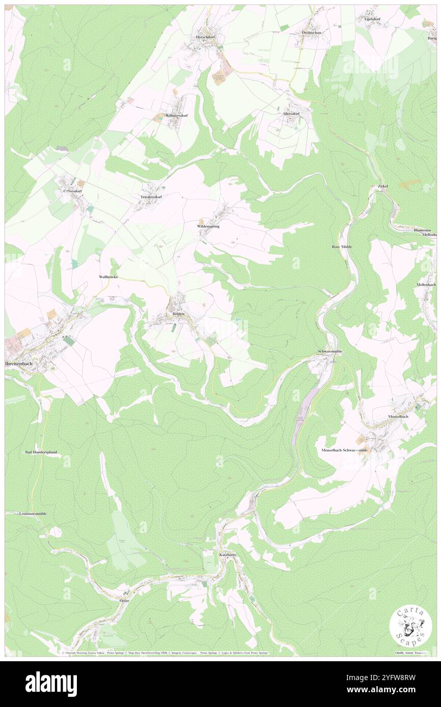 Boehlen, DE, Allemagne, Thuringe, N 50 35' 8'', N 11 3' 6'', carte, Carthascapes carte publiée en 2024. Explorez Cartascapes, une carte qui révèle la diversité des paysages, des cultures et des écosystèmes de la Terre. Voyage à travers le temps et l'espace, découvrir l'interconnexion du passé, du présent et de l'avenir de notre planète. Banque D'Images