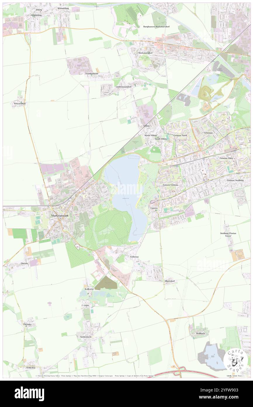 Kulkwitzer See, DE, Allemagne, Saxe, N 51 18' 32'', N 12 14' 51'', carte, Carthascapes carte publiée en 2024. Explorez Cartascapes, une carte qui révèle la diversité des paysages, des cultures et des écosystèmes de la Terre. Voyage à travers le temps et l'espace, découvrir l'interconnexion du passé, du présent et de l'avenir de notre planète. Banque D'Images