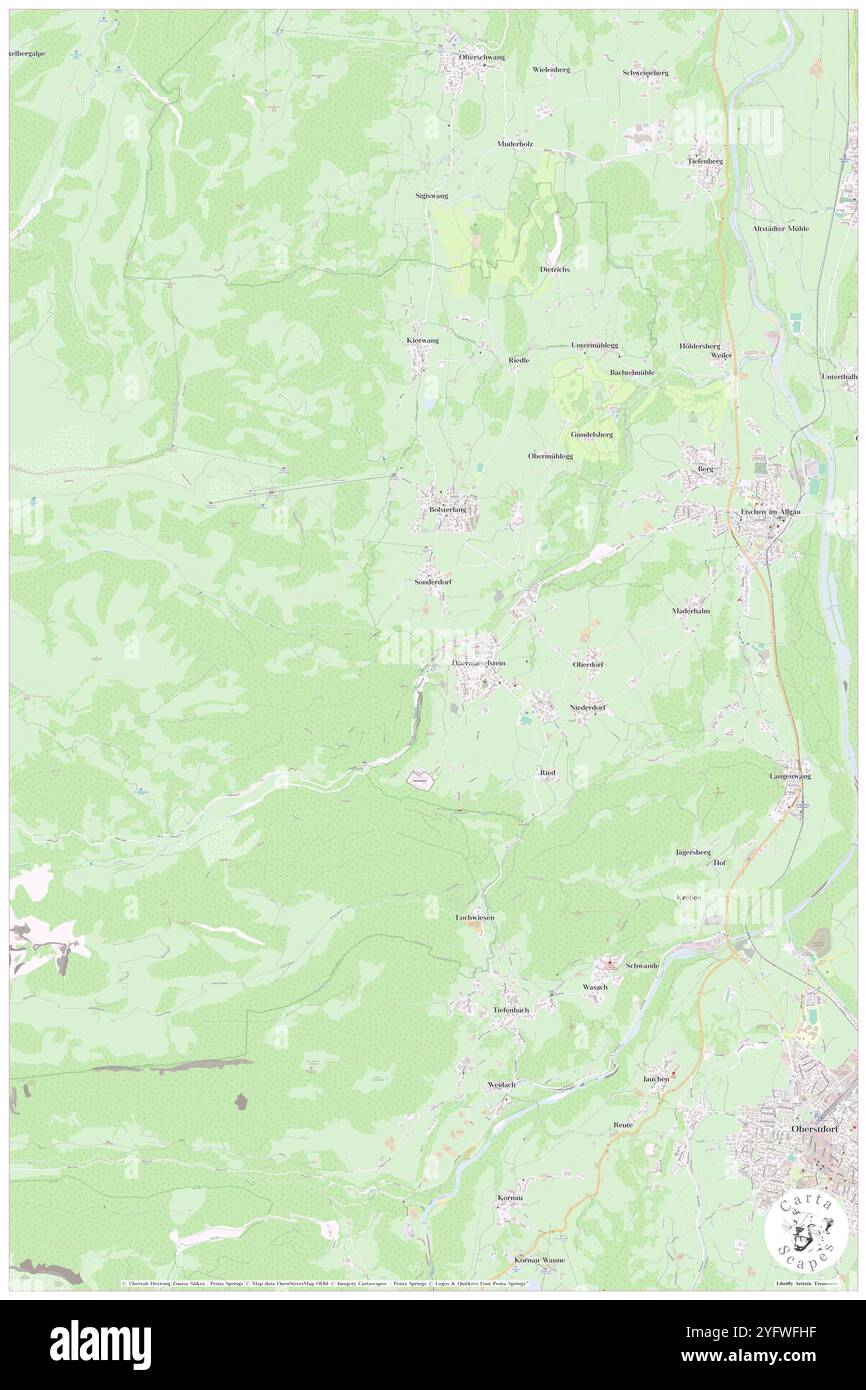 Bolgenach, DE, Allemagne, Bavière, N 47 26' 56'', N 10 13' 55'', carte, Carthascapes carte publiée en 2024. Explorez Cartascapes, une carte qui révèle la diversité des paysages, des cultures et des écosystèmes de la Terre. Voyage à travers le temps et l'espace, découvrir l'interconnexion du passé, du présent et de l'avenir de notre planète. Banque D'Images