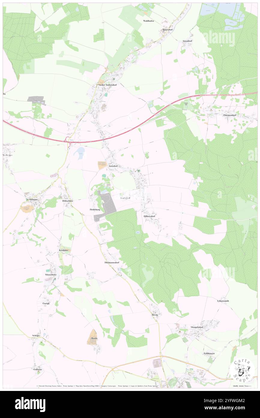 Karlsdorf, DE, Allemagne, Saxe, N 51 11' 24'', N 14 47' 3'', carte, Carthascapes carte publiée en 2024. Explorez Cartascapes, une carte qui révèle la diversité des paysages, des cultures et des écosystèmes de la Terre. Voyage à travers le temps et l'espace, découvrir l'interconnexion du passé, du présent et de l'avenir de notre planète. Banque D'Images