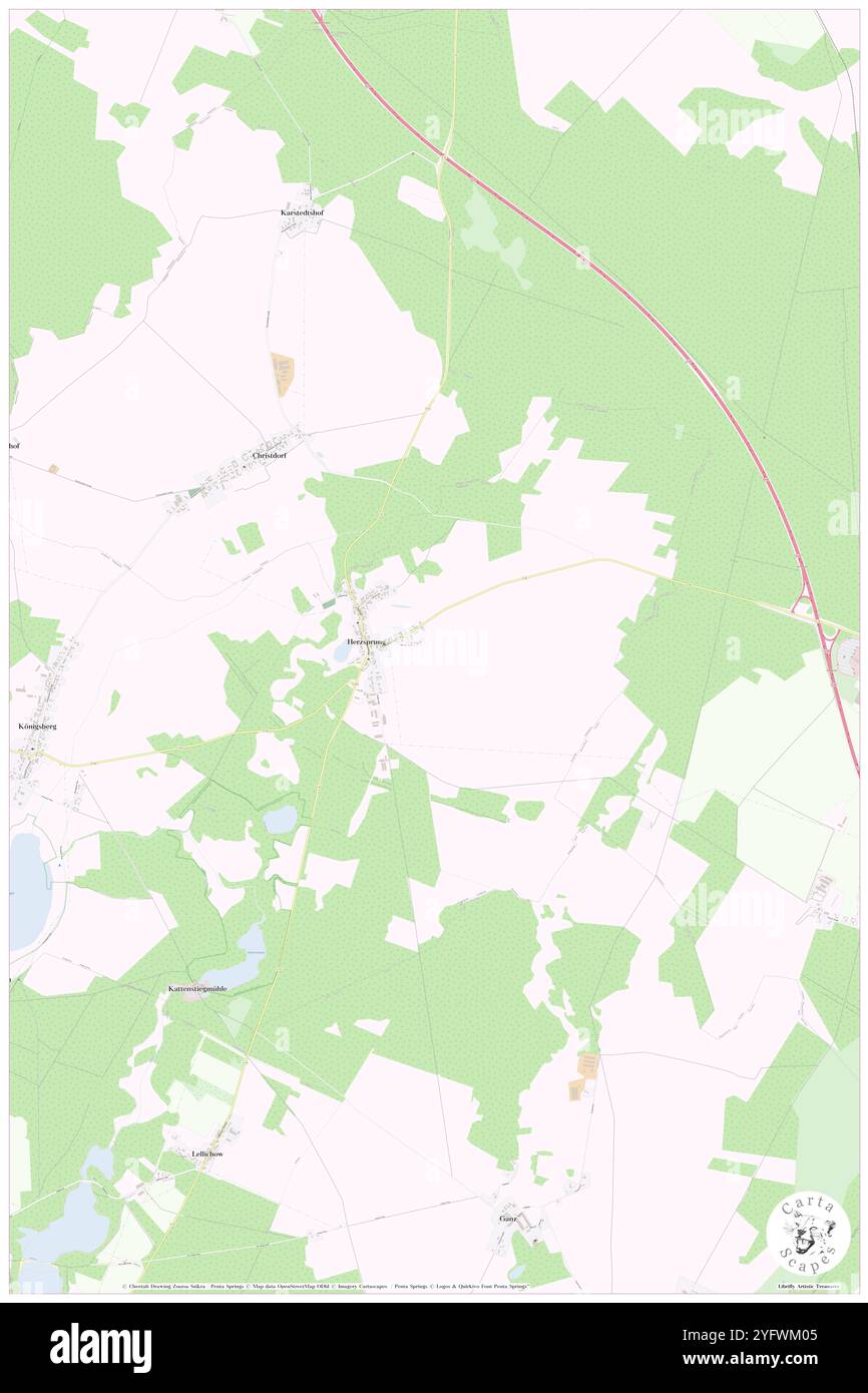 Herzsprung, DE, Allemagne, Brandebourg, N 52 58' 31'', N 13 59' 15'', carte, Carthascapes carte publiée en 2024. Explorez Cartascapes, une carte qui révèle la diversité des paysages, des cultures et des écosystèmes de la Terre. Voyage à travers le temps et l'espace, découvrir l'interconnexion du passé, du présent et de l'avenir de notre planète. Banque D'Images