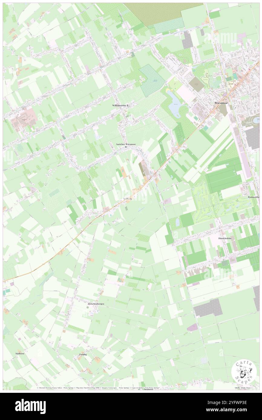 Vossbarg, DE, Allemagne, basse-Saxe, N 53 23' 22'', N 7 41' 44'', carte, Carthascapes carte publiée en 2024. Explorez Cartascapes, une carte qui révèle la diversité des paysages, des cultures et des écosystèmes de la Terre. Voyage à travers le temps et l'espace, découvrir l'interconnexion du passé, du présent et de l'avenir de notre planète. Banque D'Images