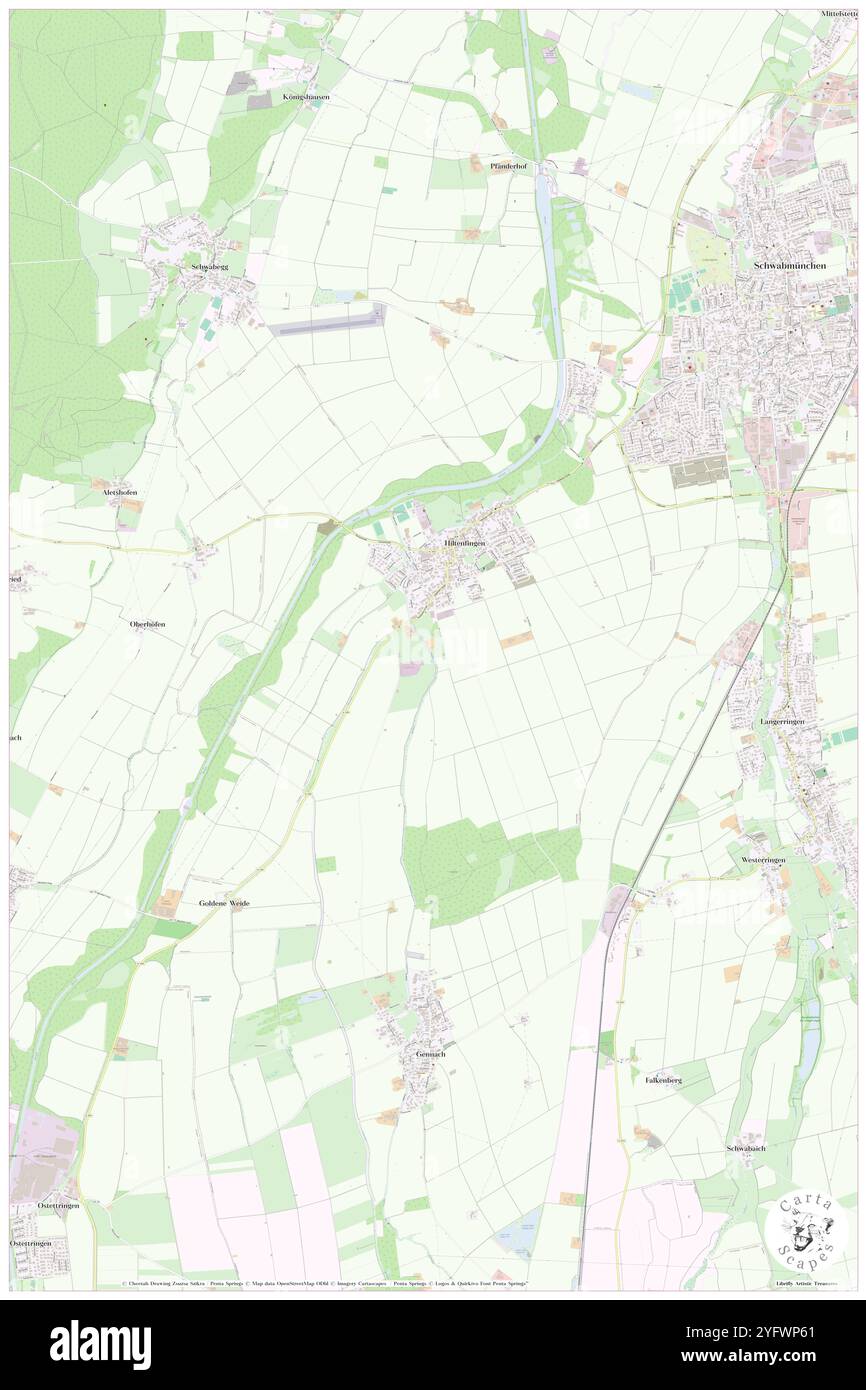 Hiltenfingen, Souabe, DE, Allemagne, Bavière, n 48 9' 37'', N 10 43' 5'', carte, Carthascapes carte publiée en 2024. Explorez Cartascapes, une carte qui révèle la diversité des paysages, des cultures et des écosystèmes de la Terre. Voyage à travers le temps et l'espace, découvrir l'interconnexion du passé, du présent et de l'avenir de notre planète. Banque D'Images