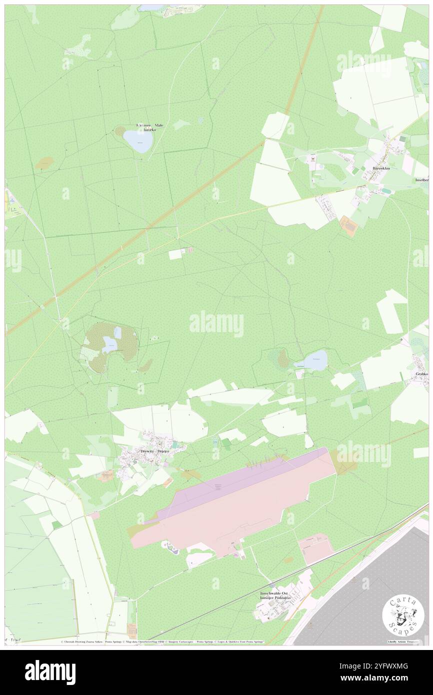 Drewitzer Wald, DE, Allemagne, Brandebourg, N 51 54' 56'', N 14 31' 40'', carte, Carthascapes carte publiée en 2024. Explorez Cartascapes, une carte qui révèle la diversité des paysages, des cultures et des écosystèmes de la Terre. Voyage à travers le temps et l'espace, découvrir l'interconnexion du passé, du présent et de l'avenir de notre planète. Banque D'Images