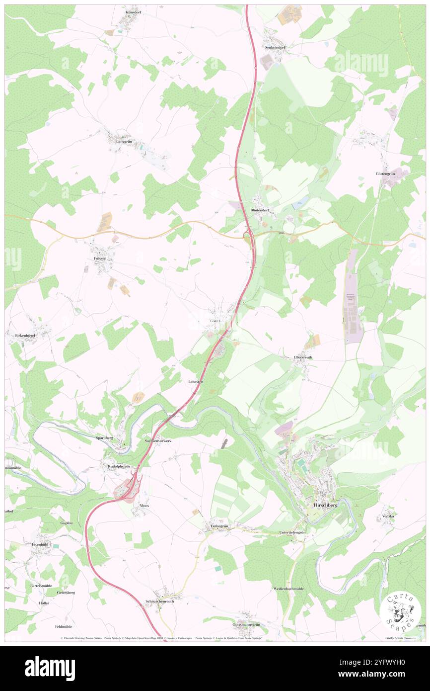 Goeritz, DE, Allemagne, Thuringe, N 50 25' 51'', N 11 47' 39'', carte, Carthascapes carte publiée en 2024. Explorez Cartascapes, une carte qui révèle la diversité des paysages, des cultures et des écosystèmes de la Terre. Voyage à travers le temps et l'espace, découvrir l'interconnexion du passé, du présent et de l'avenir de notre planète. Banque D'Images