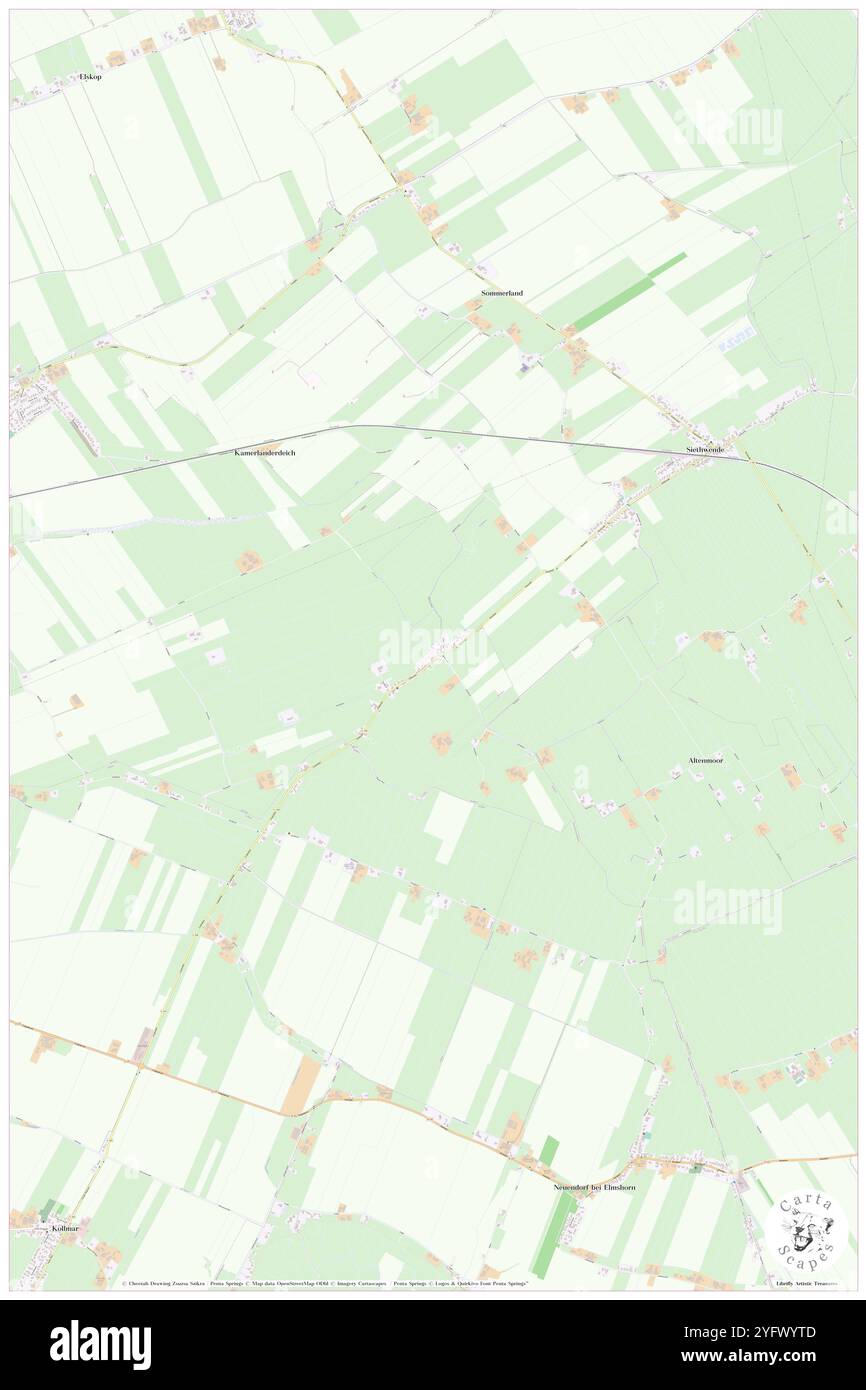 Landwegswettern, DE, Allemagne, Schleswig-Holstein, N 53 46' 24'', N 9 32' 20'', map, Carthascapes map publié en 2024. Explorez Cartascapes, une carte qui révèle la diversité des paysages, des cultures et des écosystèmes de la Terre. Voyage à travers le temps et l'espace, découvrir l'interconnexion du passé, du présent et de l'avenir de notre planète. Banque D'Images