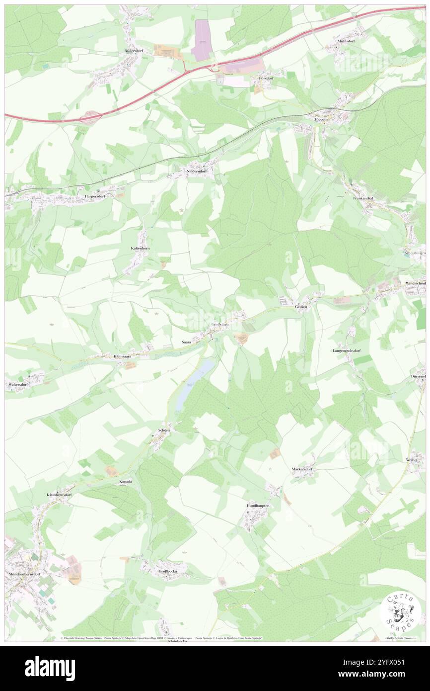 Saara, DE, Allemagne, Thuringe, N 50 51' 31'', N 11 58' 52'', carte, Carthascapes carte publiée en 2024. Explorez Cartascapes, une carte qui révèle la diversité des paysages, des cultures et des écosystèmes de la Terre. Voyage à travers le temps et l'espace, découvrir l'interconnexion du passé, du présent et de l'avenir de notre planète. Banque D'Images