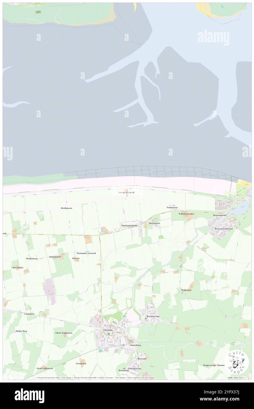 Alexandrinenhof, DE, Allemagne, basse-Saxe, N 53 40' 48'', N 7 26' 7'', carte, Carthascapes carte publiée en 2024. Explorez Cartascapes, une carte qui révèle la diversité des paysages, des cultures et des écosystèmes de la Terre. Voyage à travers le temps et l'espace, découvrir l'interconnexion du passé, du présent et de l'avenir de notre planète. Banque D'Images