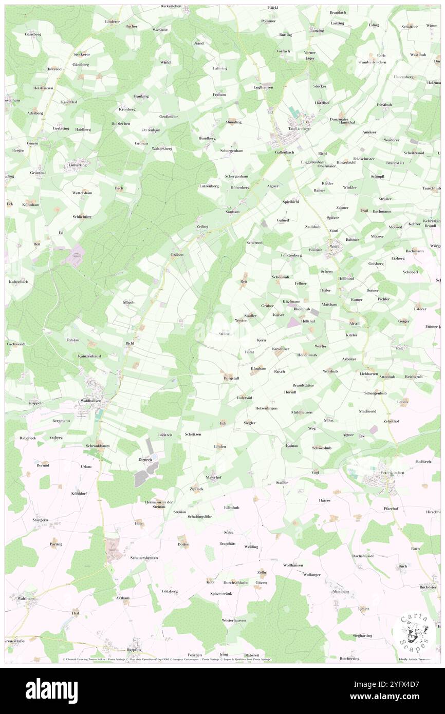 Steinau, haute-Bavière, DE, Allemagne, Bavière, n 48 6' 57'', N 12 26' 13'', carte, Carthascapes carte publiée en 2024. Explorez Cartascapes, une carte qui révèle la diversité des paysages, des cultures et des écosystèmes de la Terre. Voyage à travers le temps et l'espace, découvrir l'interconnexion du passé, du présent et de l'avenir de notre planète. Banque D'Images