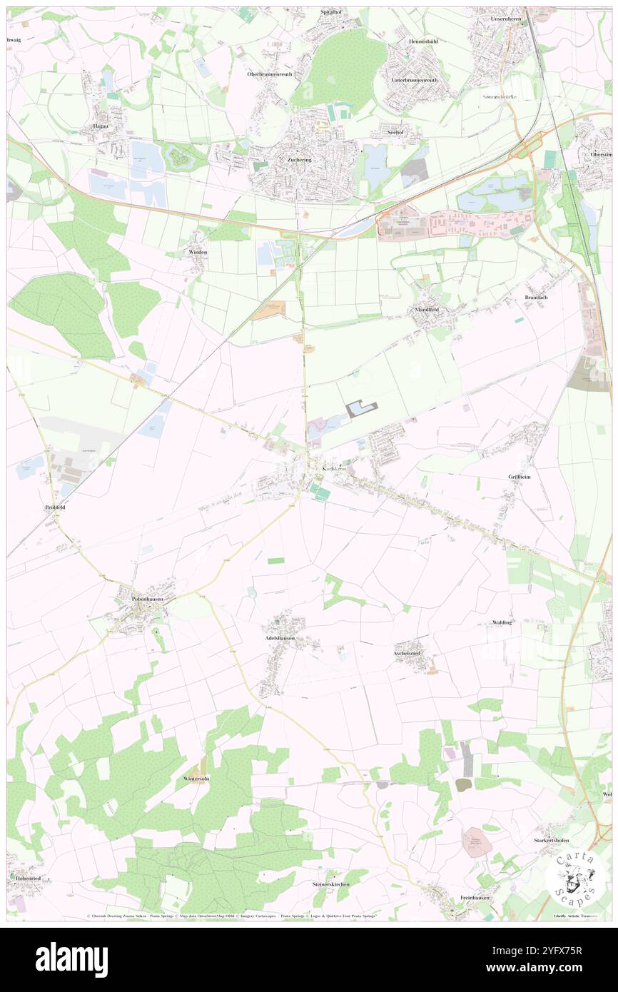 Karlsruh, haute-Bavière, DE, Allemagne, Bavière, n 48 40' 41'', N 11 24' 27'', carte, Cartascapes carte publiée en 2024. Explorez Cartascapes, une carte qui révèle la diversité des paysages, des cultures et des écosystèmes de la Terre. Voyage à travers le temps et l'espace, découvrir l'interconnexion du passé, du présent et de l'avenir de notre planète. Banque D'Images