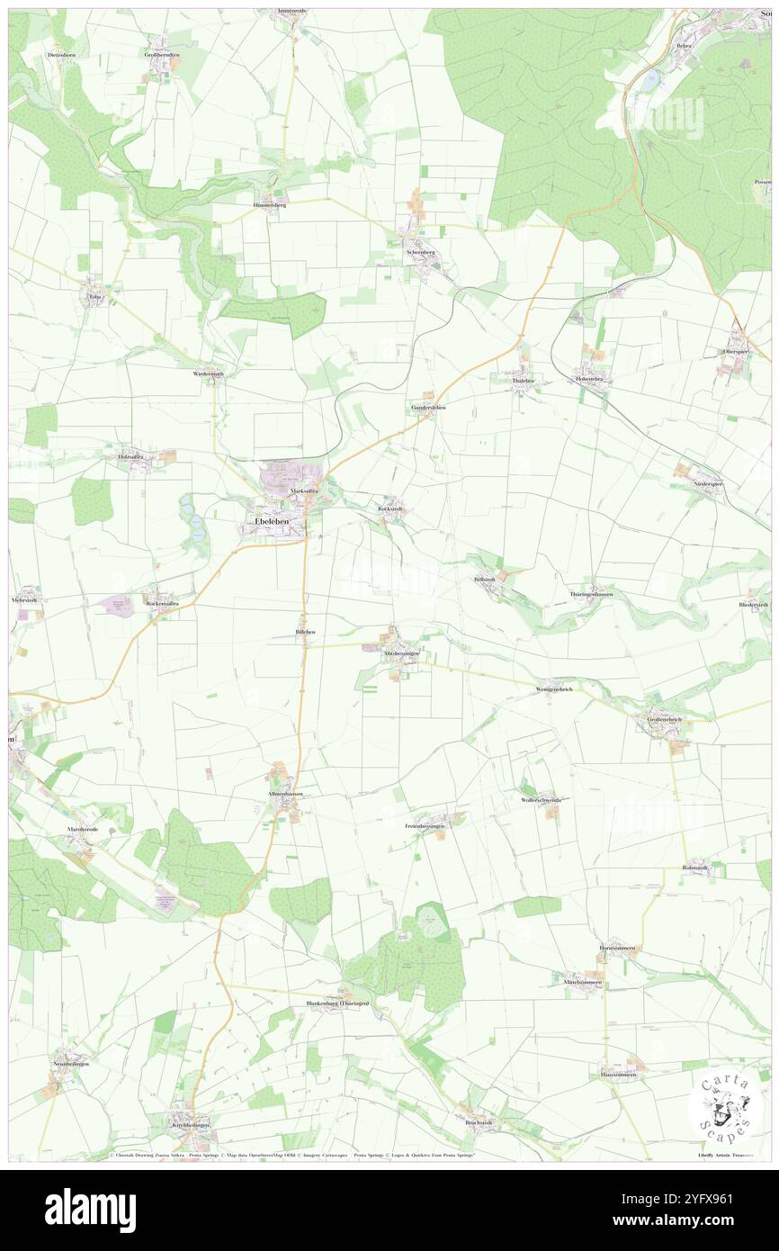 Ebeleben, DE, Allemagne, Thuringe, N 51 16' 58'', N 10 43' 47'', carte, Carthascapes carte publiée en 2024. Explorez Cartascapes, une carte qui révèle la diversité des paysages, des cultures et des écosystèmes de la Terre. Voyage à travers le temps et l'espace, découvrir l'interconnexion du passé, du présent et de l'avenir de notre planète. Banque D'Images