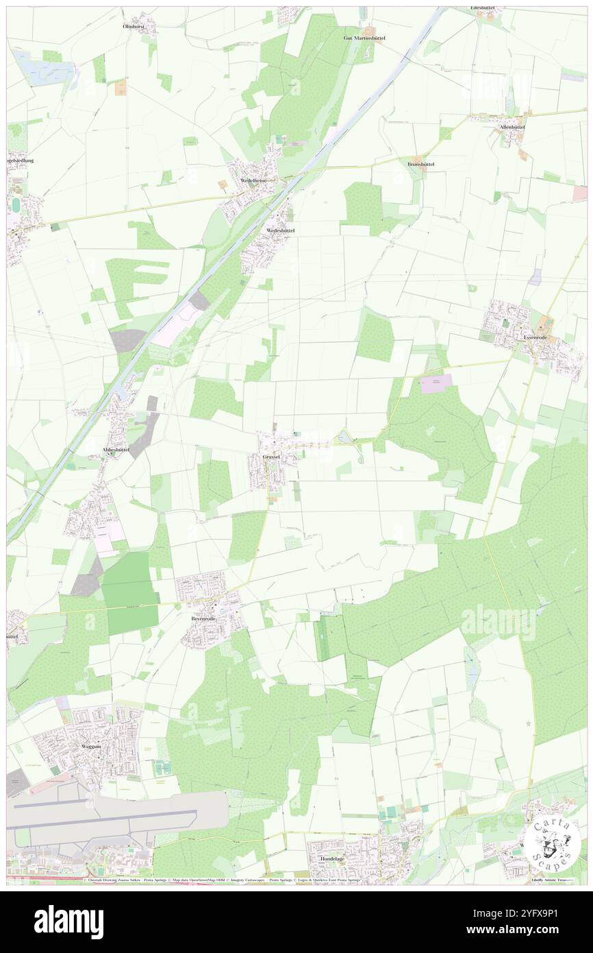 Grassel, DE, Allemagne, basse-Saxe, N 52 21' 27'', N 10 35' 20'', carte, Carthascapes carte publiée en 2024. Explorez Cartascapes, une carte qui révèle la diversité des paysages, des cultures et des écosystèmes de la Terre. Voyage à travers le temps et l'espace, découvrir l'interconnexion du passé, du présent et de l'avenir de notre planète. Banque D'Images